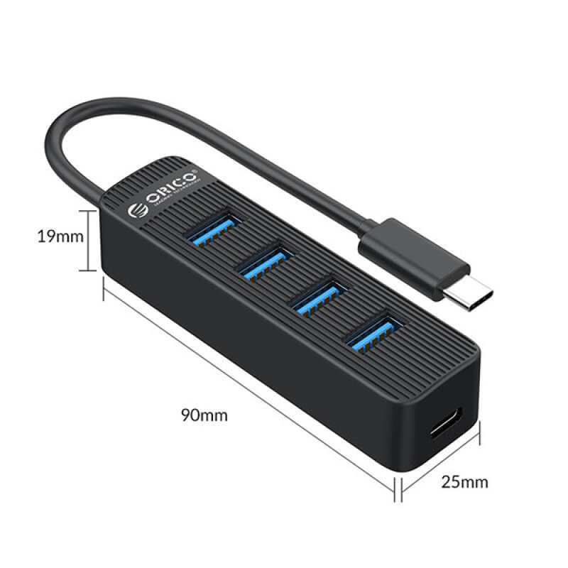 هاب چهار پورت USB-C اوریکو مدل TWC3-4A