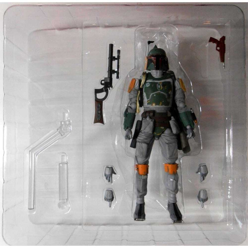 اکشن فیگور مدل بابو فت استاروارز مندلوریت طرح Star Wars Boba Fett Kaiyodo
