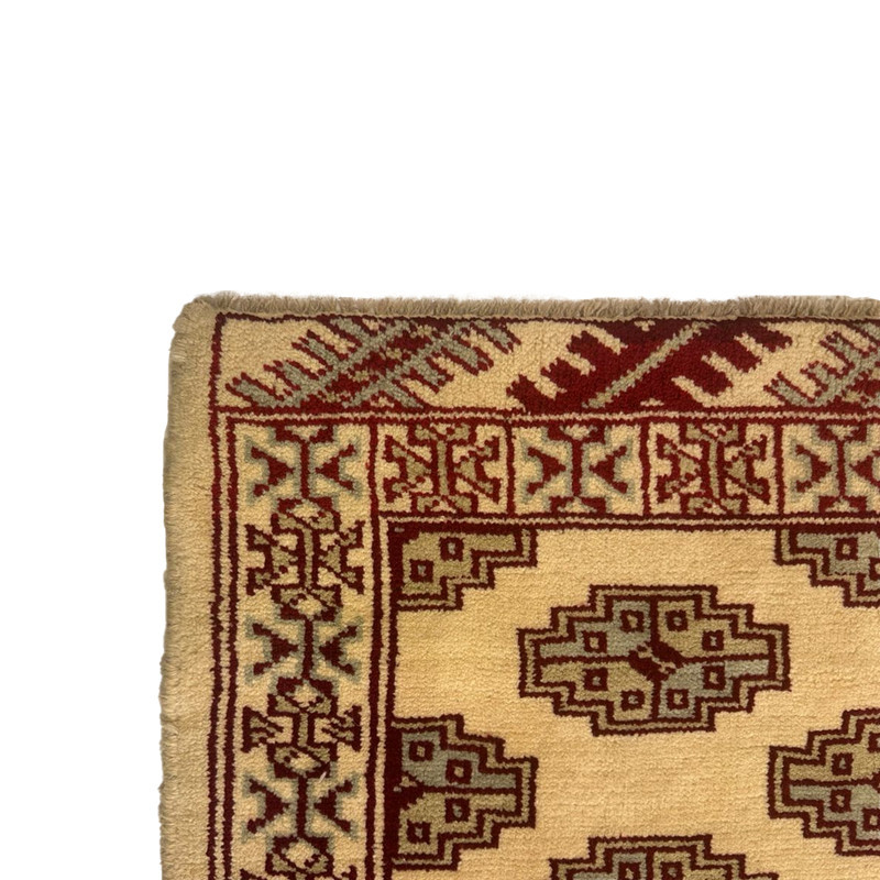 فرش دستباف نیم متری مدل ترکمن کد Nkpstp6