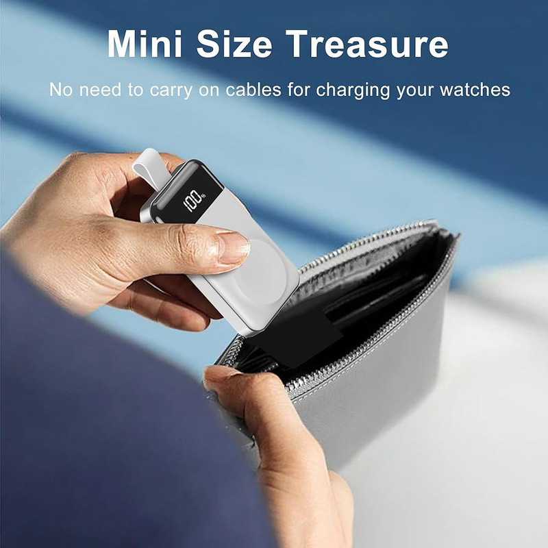 پاوربانک بی سیم مدل جاسویچی طرح MiniKeyChain C06 ظرفیت 2000 میلی آمپر ساعت
