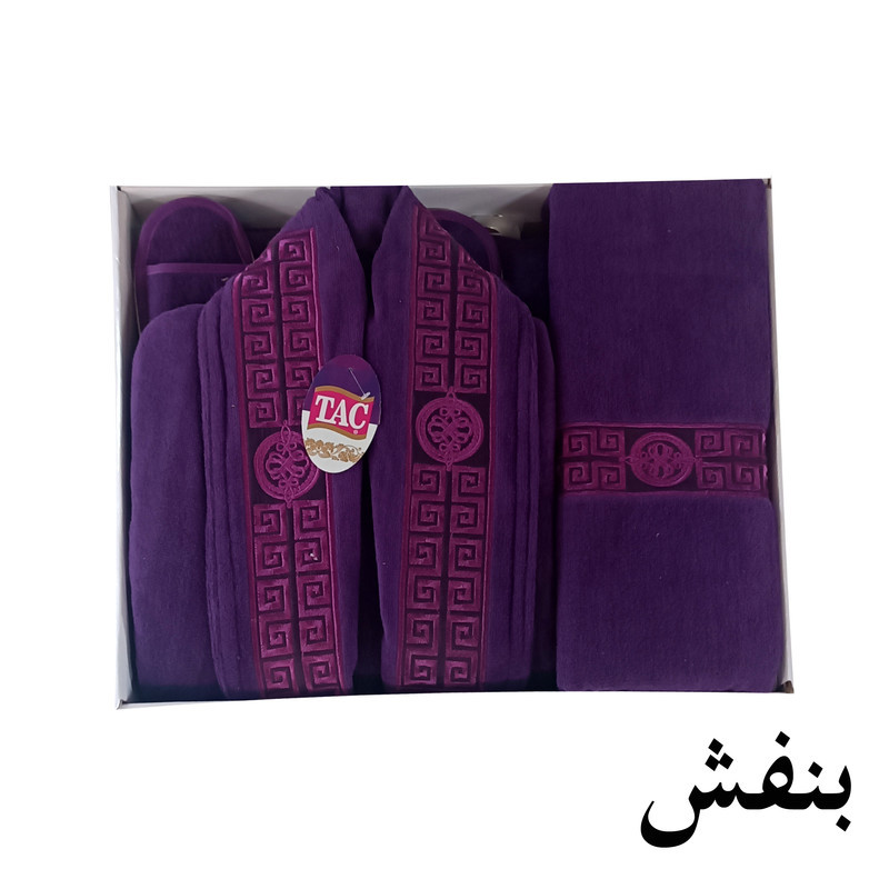 سرویس حوله پالتویی 4 تکه تاچ مدل هیرو