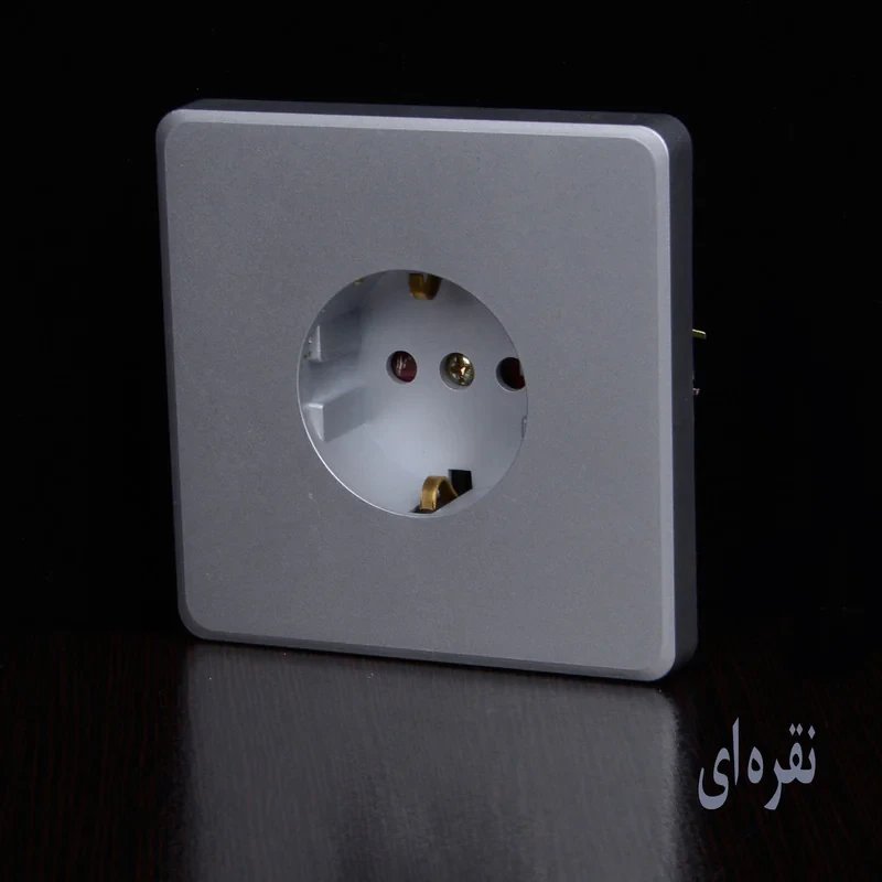 پریز برق ارت دار خیام الکتریک مدل لوکس کد KH876