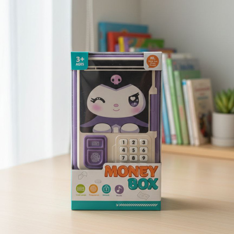 اسباب بازی مدل گاو صندوق طرح کرومی کد KUROMI SAFE BOX1