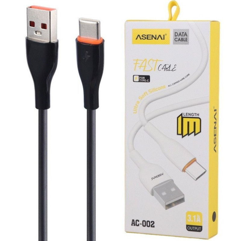 کابل تبدیل usb به usb-c مدل AC-002 طول 1 متر