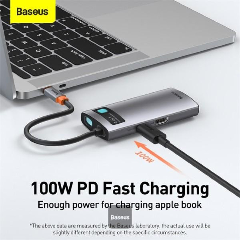 هاب 4 پورت USB-C باسئوس CAHUB-CY0G