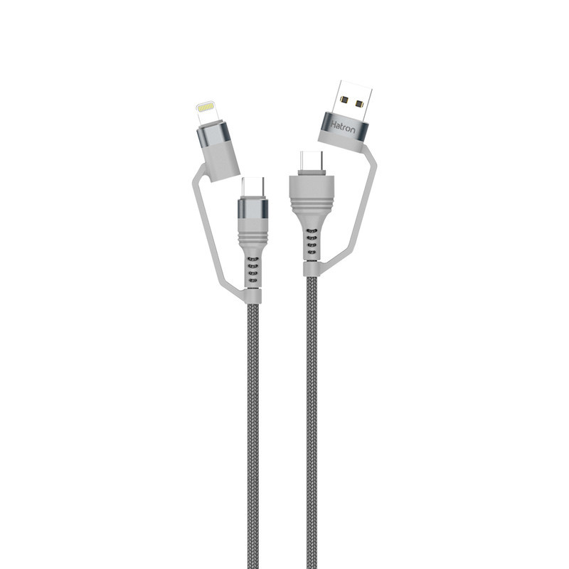 کابل تبدیل USBUSB-C به USB-Cلایتنینگ هترون مدل HC450P طول 1متر
