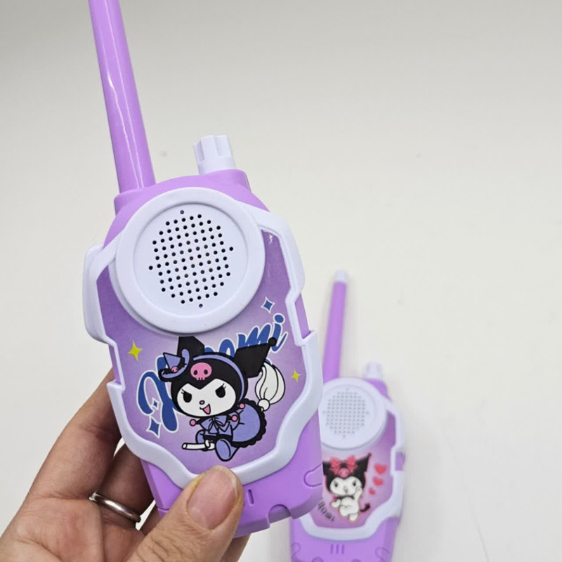 اسباب بازی ناب سل مدل بیسیم کرومی WALKIE TALKIE KUROMI مجموعه دو عددی