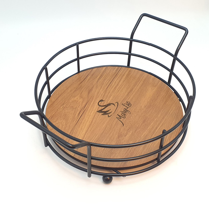 ظرف میوه‌خوری با کف چوب، کد 5172