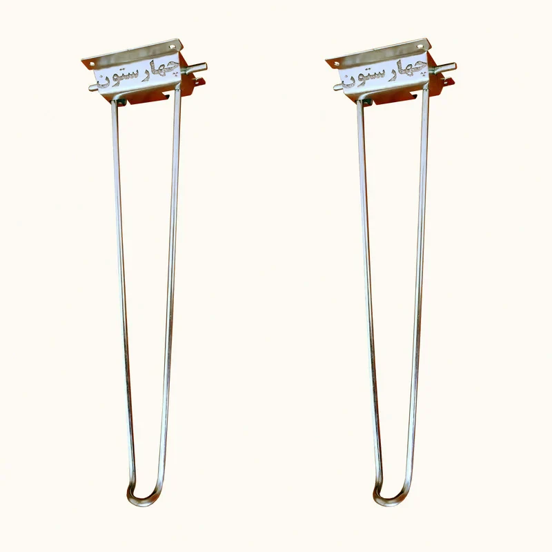 پایه میز چهارستون کد 30x2 بسته 2 عددی