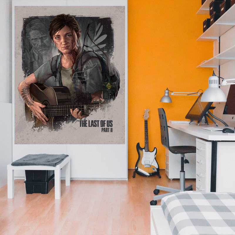 تابلو شاسی مدل گیمینگ طرح الی لست آو آس Last of us کد 1205