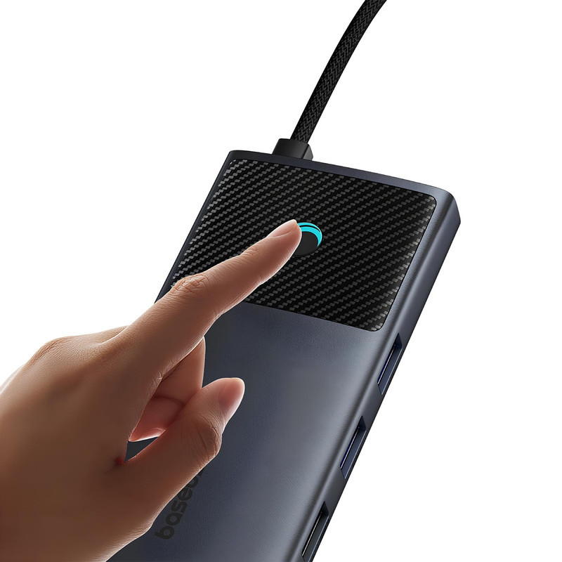 هاب 11 پورت USB-C بیسوس مدل Metal Gleam Series II