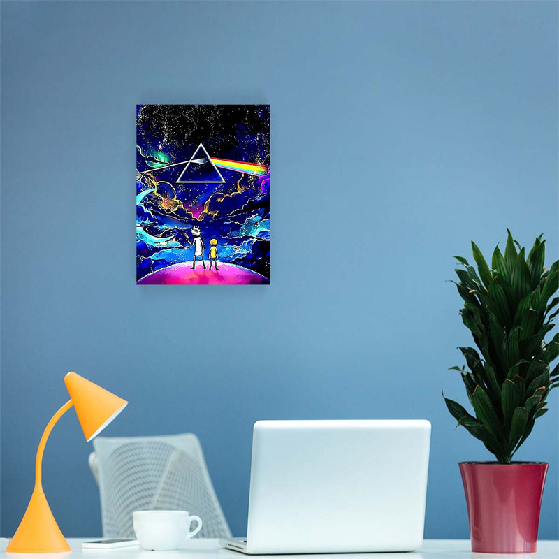 تابلو شاسی مدل Rick and Morty کد S-5055