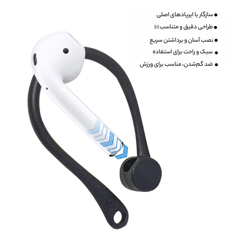 بند ایرپاد رینیکا مدل 4in1 به همراه نگهدارنده هدفون و سری هندزفری ایرپاد و کاور دور گوشی ایرپاد