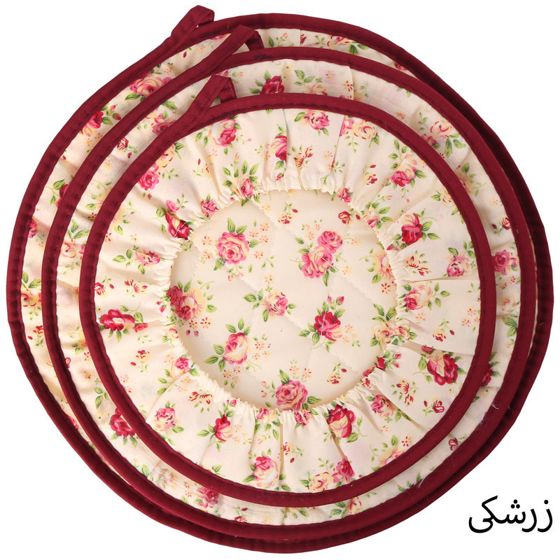 ست دم‌کنی 3 تکه طرح گل کد 104463
