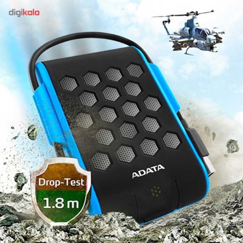 هارد اکسترنال ای دیتا مدل HD720 ظرفیت یک ترابایت دارای رابط USB Type-A 3.2