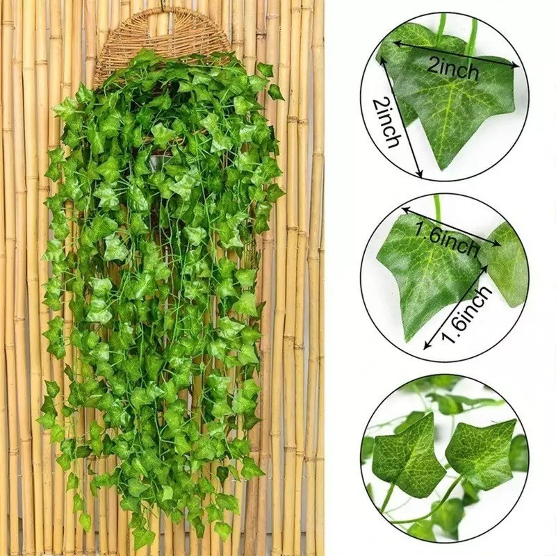 گل مصنوعی مدل ریسه برگ پاپیتال ریز بسته 6 عددی
