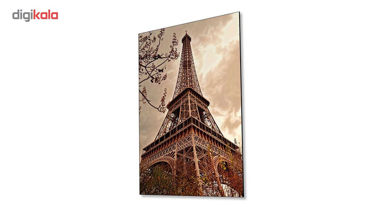 تابلو شاسی ونسونی طرح Proud Eiffel سایز 50x70 سانتی متر