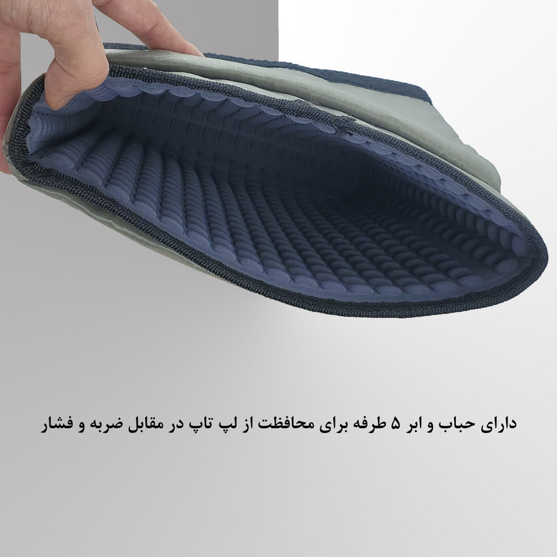 کوله پشتی لپ تاپ برساد مدل Bb 104 plus مناسب برای لپ تاپ 15 تا 17 اینچی