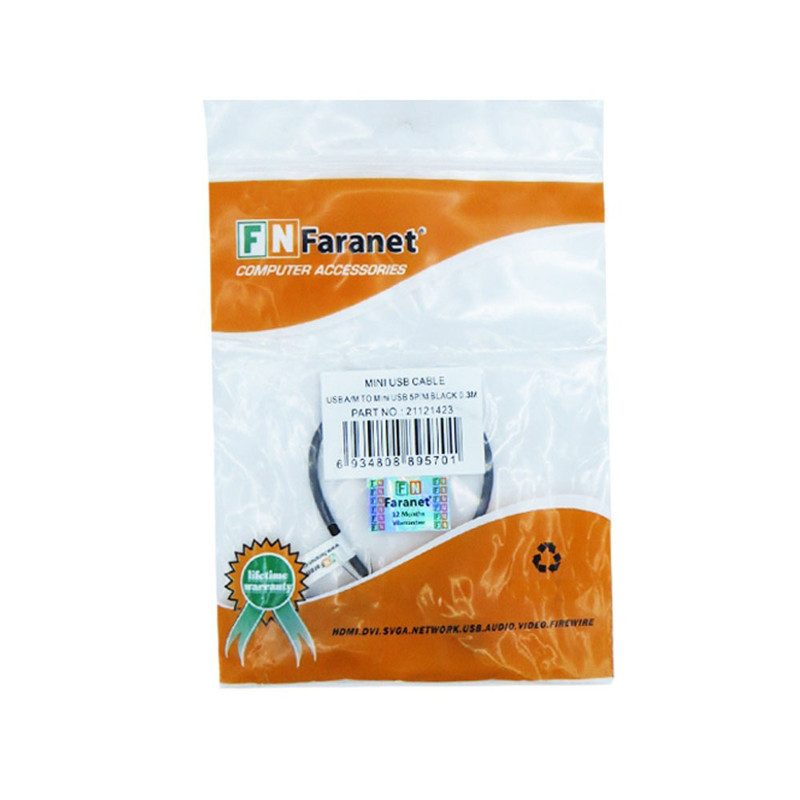 کابل تبدیل USB به MiniUSB  فرانت مدل FN-10 طول 1.5 متر