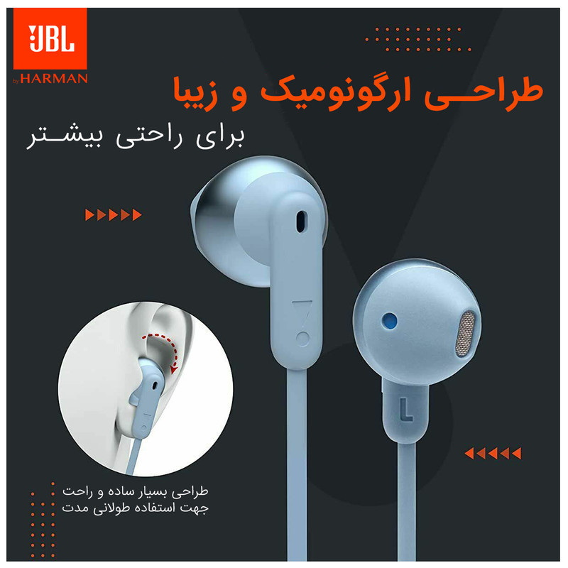 هدفون بی سیم جی بی ال مدل TUNE 215BT Wireless Bluetooth Earbuds