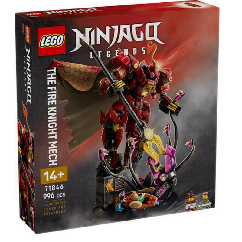 لگو 996 تکه مدل نینجاگو مدل The Fire Knight Mech کد 71846