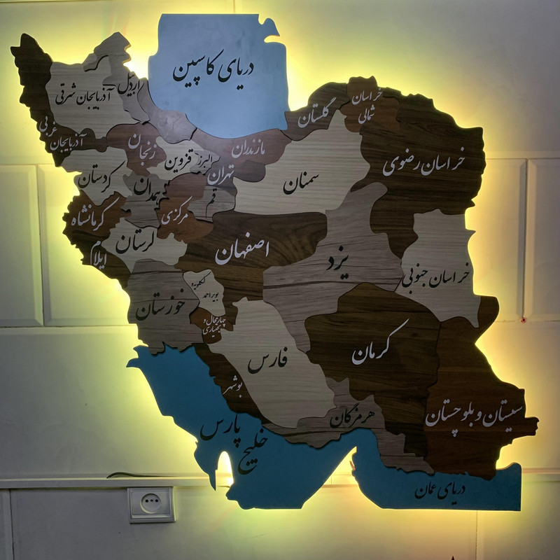 تابلو نوری مدل نقشه ایران