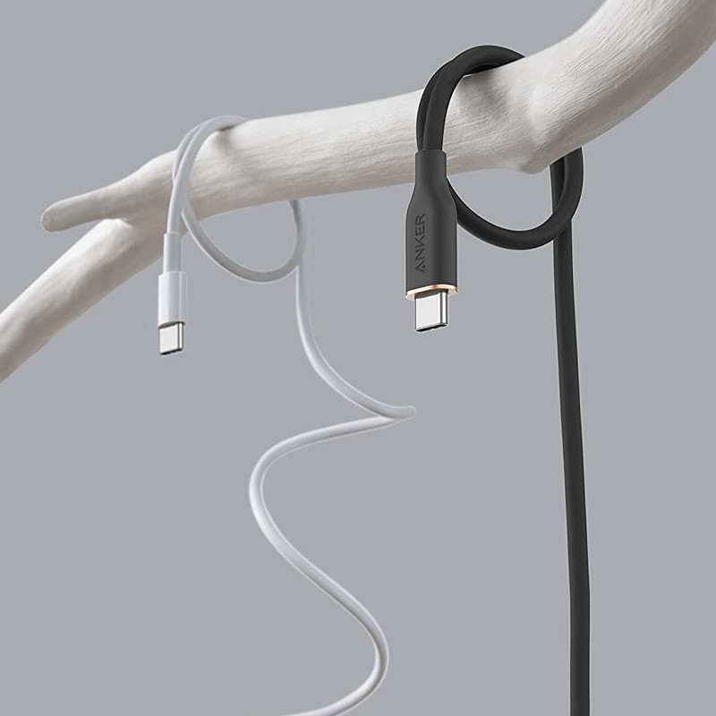 کابل USB-C به USB-C انکر مدل A8552 PowerLine III Flow طول 0.9 متر
