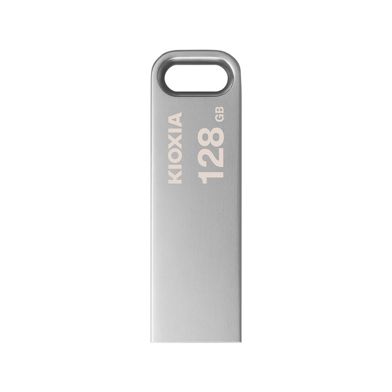 فلش‌مموری 128 گیگابایت کیوکسیا مدل U366 با بدنه فلزی، رابط USB 3.2، سرعت انتقال 200 مگابایت بر ثانیه، مقاوم در برابر ضربه و قابلیت اتصال به بند کلید