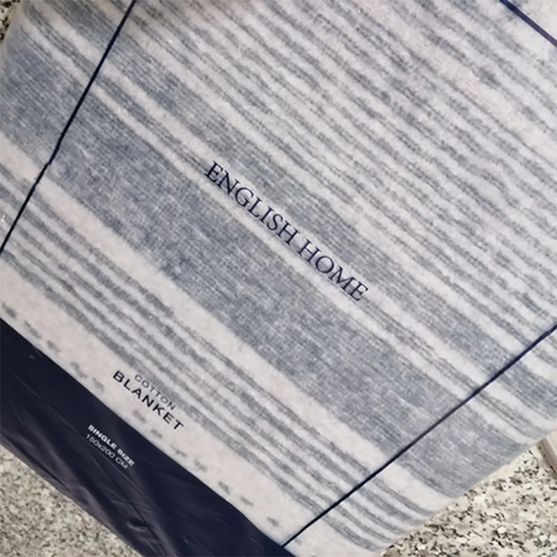 پتو انگلیش هوم مدل Texture Stripe سایز 150×200 سانتی متر