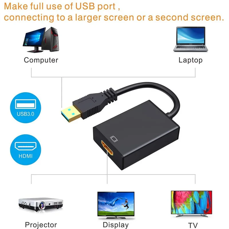 مبدل 3.0 USB به HDMI کد 1537