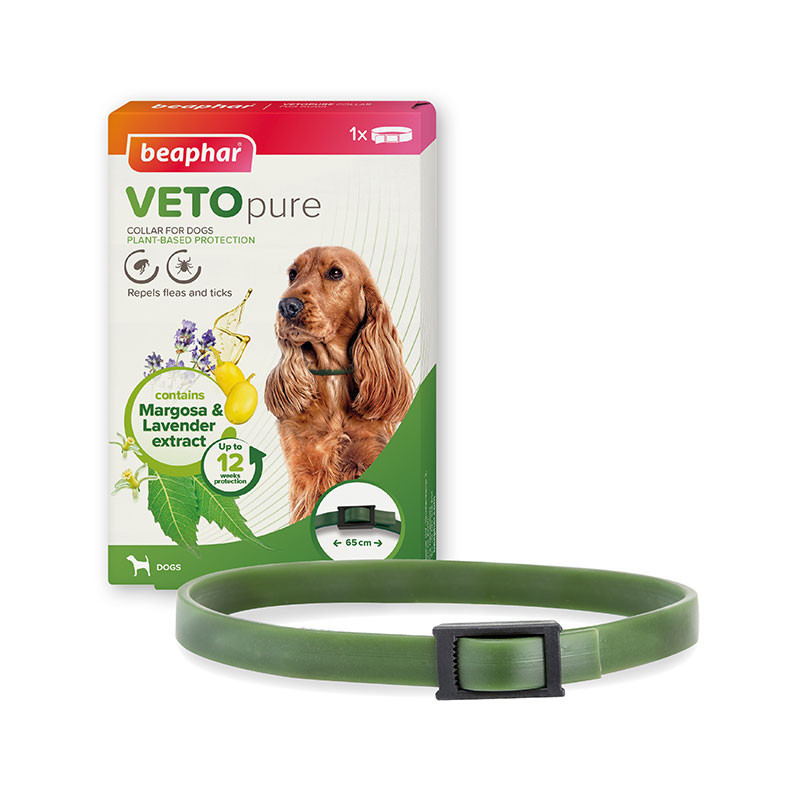قلاده ضد کک و کنه سگ بیفار مدل VETOpure Flea Tick Collar
