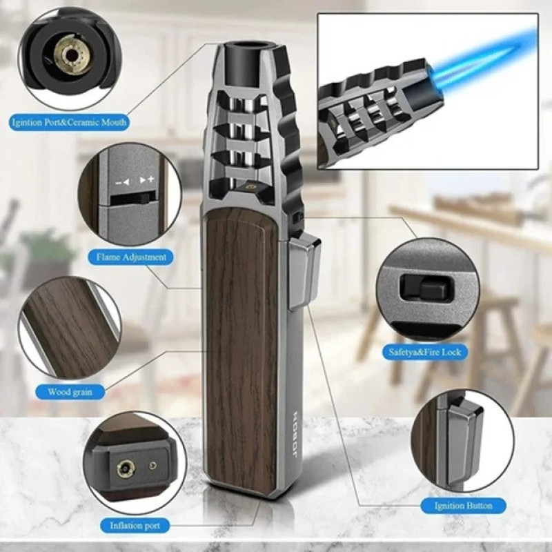 فندک گازی اتمی جوبون مدل Turbo Jet