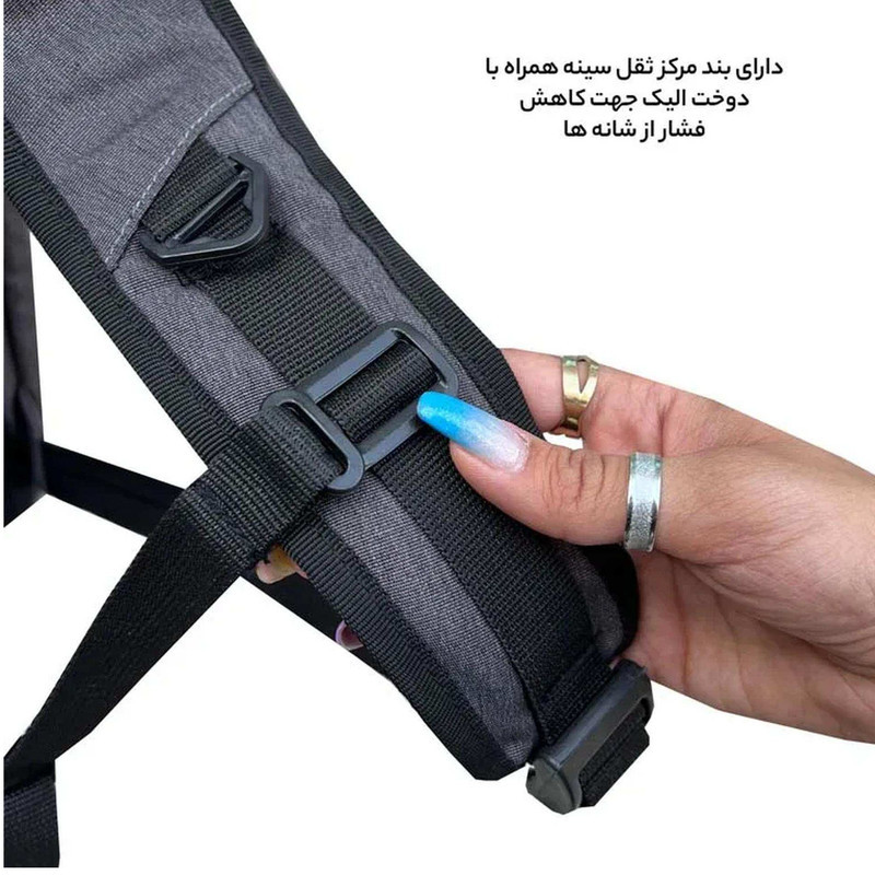 کوله پشتی لپ تاپ مدل MDSS-CH4035 مناسب برای لپ تاپ سایزهای مختلف