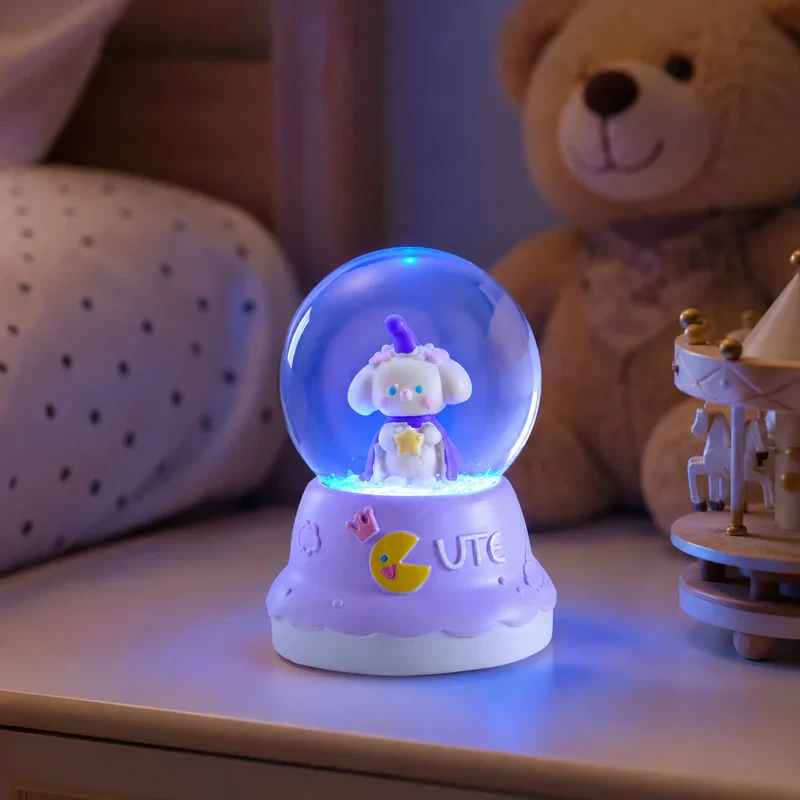 گوی چراغ‌دار مدل Cute با نور LED چشمک زن قرمز و آبی