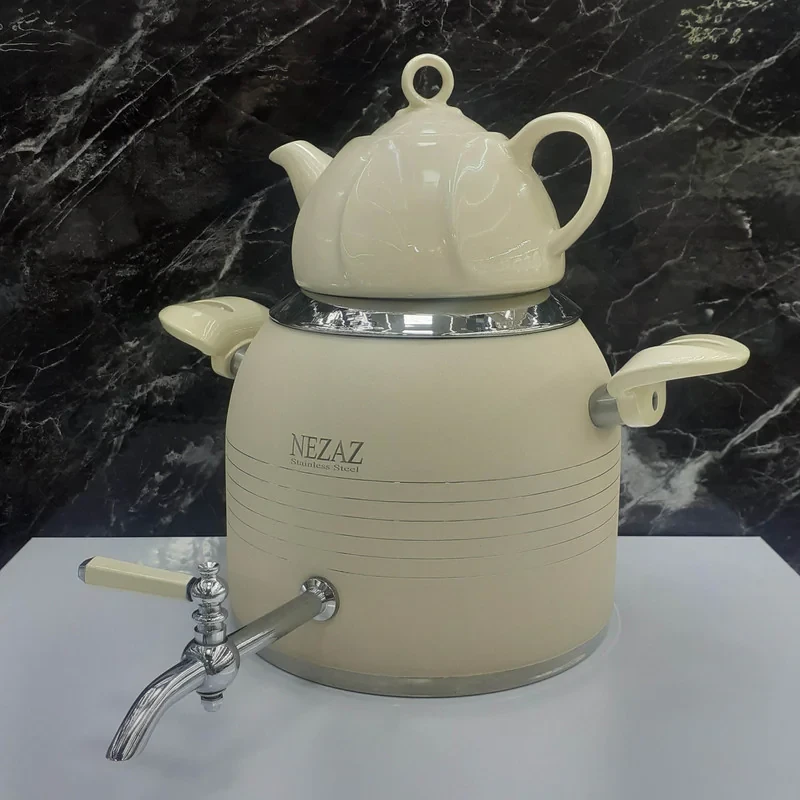ست کتری و قوری نزاز مدل قالب ترک