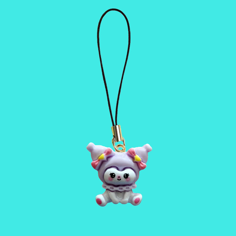 آویز موبایل مدل کورومی کد Kuromi1