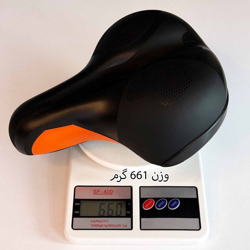 زین دوچرخه ردو  مدل پهن سوپاپ دار کد 2207