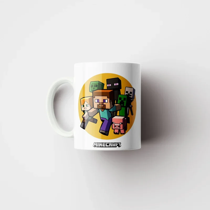 ماگ طرح ماینکرفت Minecraft کد wall-40