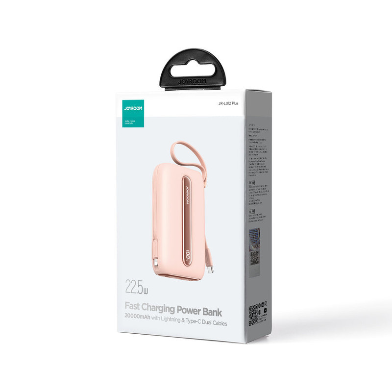 پاور بانک ۲۲۵ وات جوی روم مدل JR-L012 PLUS با ظرفیت ۲۰۰۰۰ هزار میلی آمپر ساعت