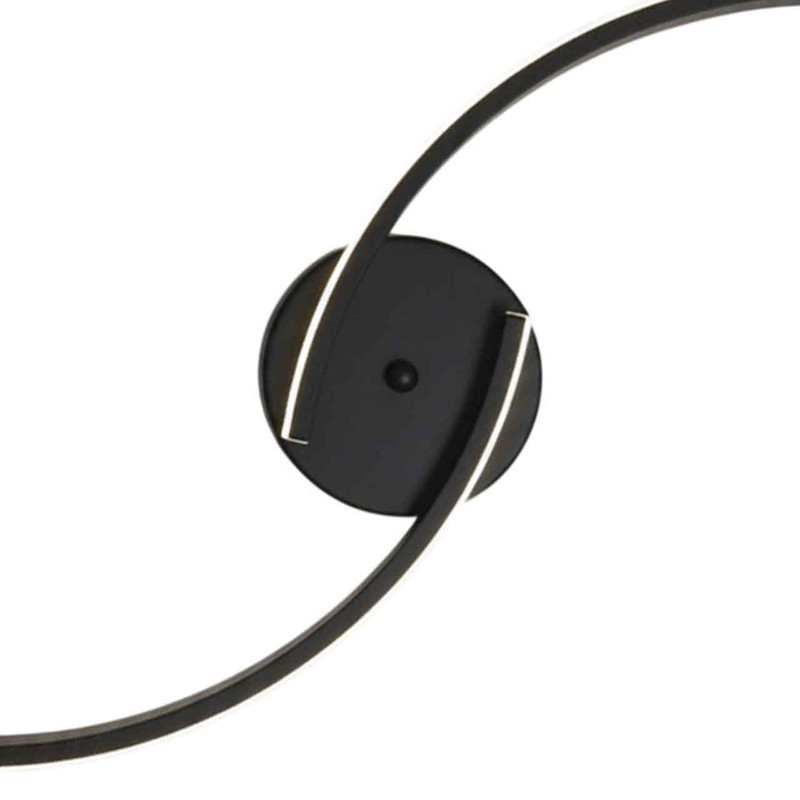 چراغ دیواری چشمه نور کد L6350.BK مدرن