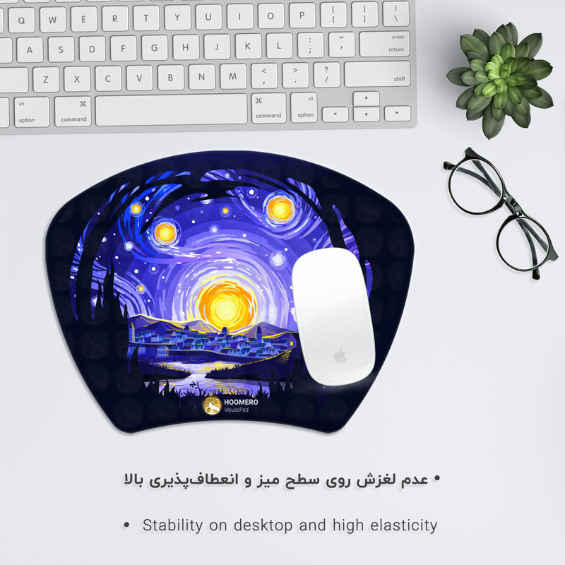 ماوس پد هومرو مدل MC299 طرح نقاشی