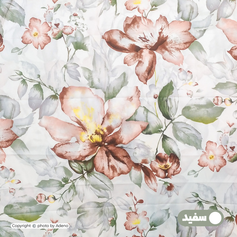 کاور لحاف آدنو مدل خزان کد IR130 دونفره سایز 220x240 سانتی متر