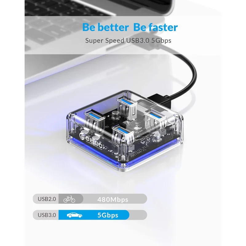 هاب USB 3.0 چهار پورت اوریکو مدل MH4U-U3