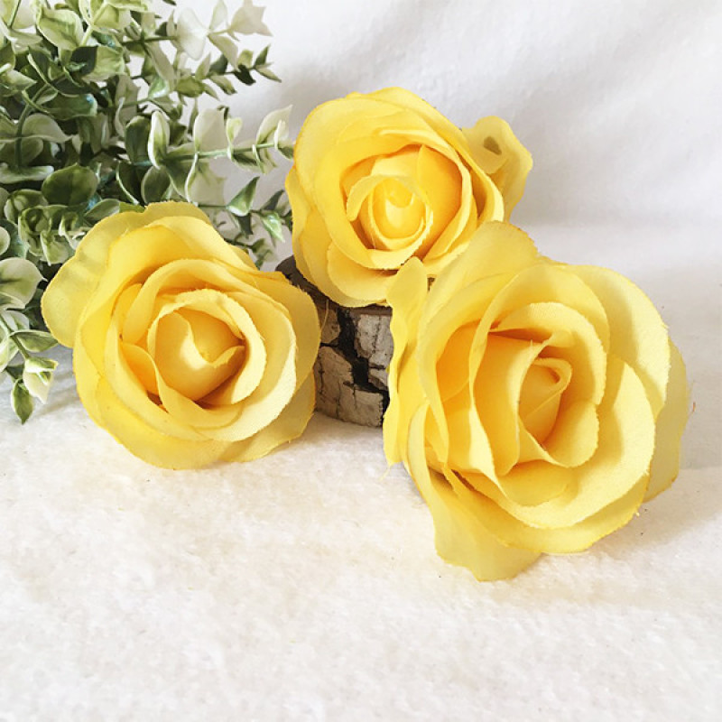 گل مصنوعی مدل سرگل رز کد 504 بسته 3 عددی
