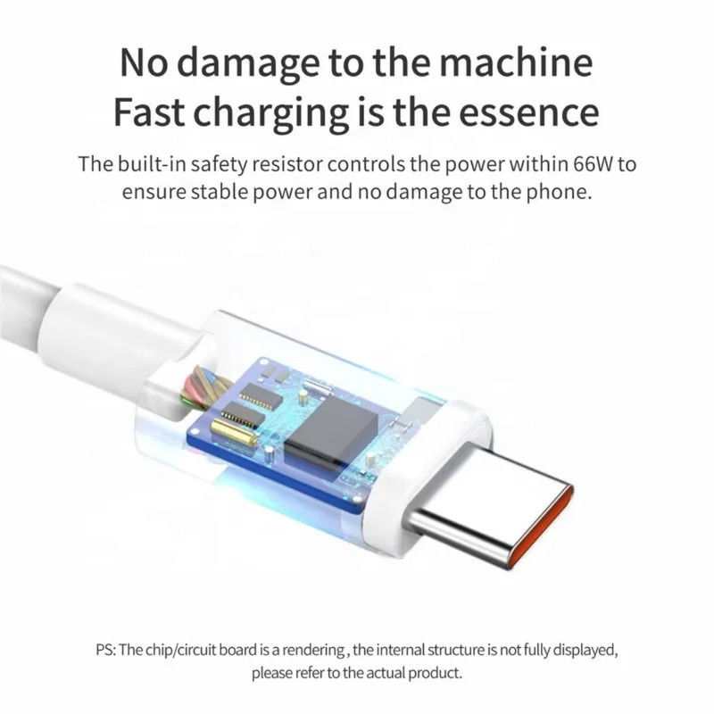 کابل تبدیل USB به USB-C سمگپرس مدل mi Turbo Charger به طول 1 متر