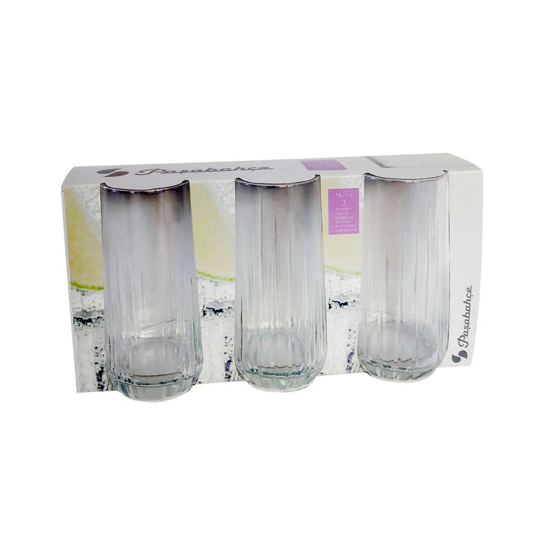 لیوان پاشاباغچه مدل Nova کد 420695 بسته 3 عددی