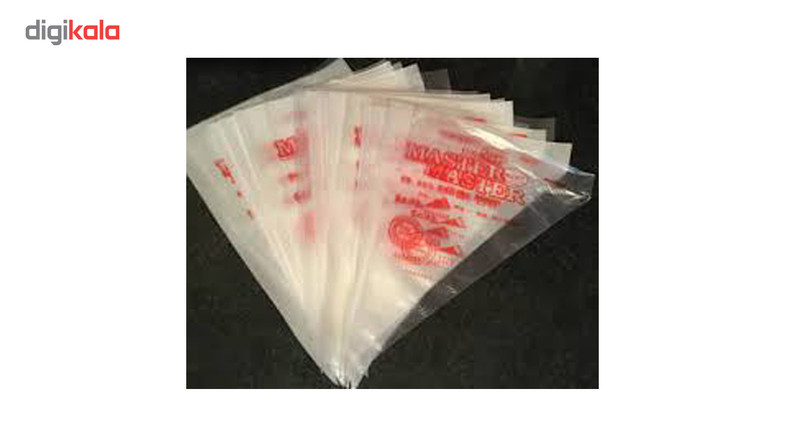 ست قیف خامه زن یکبار مصرف مستر کد 732894 بسته 100عددی