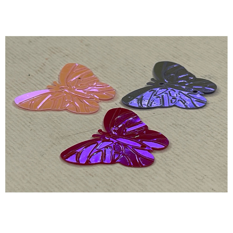 پروانه تزئینی مدل butterfly بسته 50 عددی