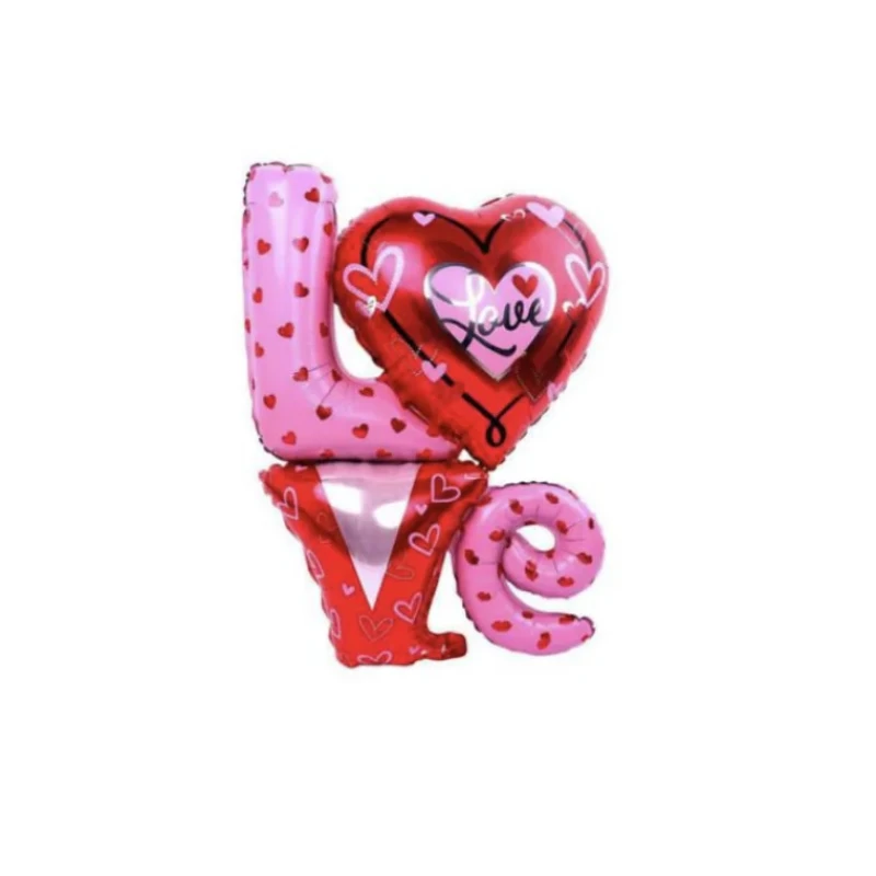 بادکنک فویلی مدل Love