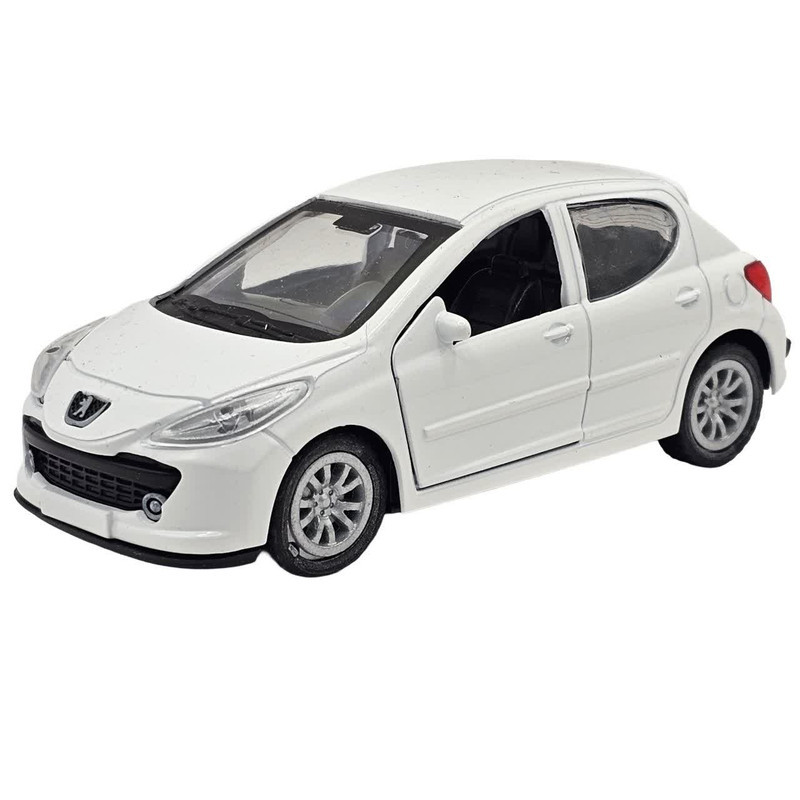 ماکت ماشین ناب سل مدل پژو 207 فلزی عقب کش  کد Peugeot 207 metal pull back naab006 scale 1:48